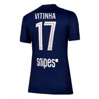 Paris Saint-Germain Vitinha #17 Domáci Ženy futbalový dres 2025-26 Krátky Rukáv
